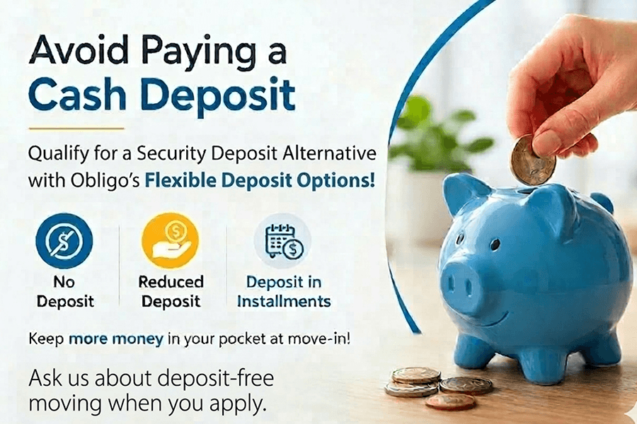 Deposit-Free moving with Obligo